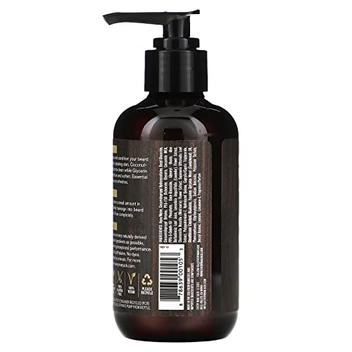 Every Man Jack Beard + Face Wash - Subtle Sandalwood Fragrance - Deep Cleans, Conditions, and Softens Your Beard and Skin Underneath - Naturally Derived with Aloe and Coconut - 6.7-ounce (EmjBeardWashParent)