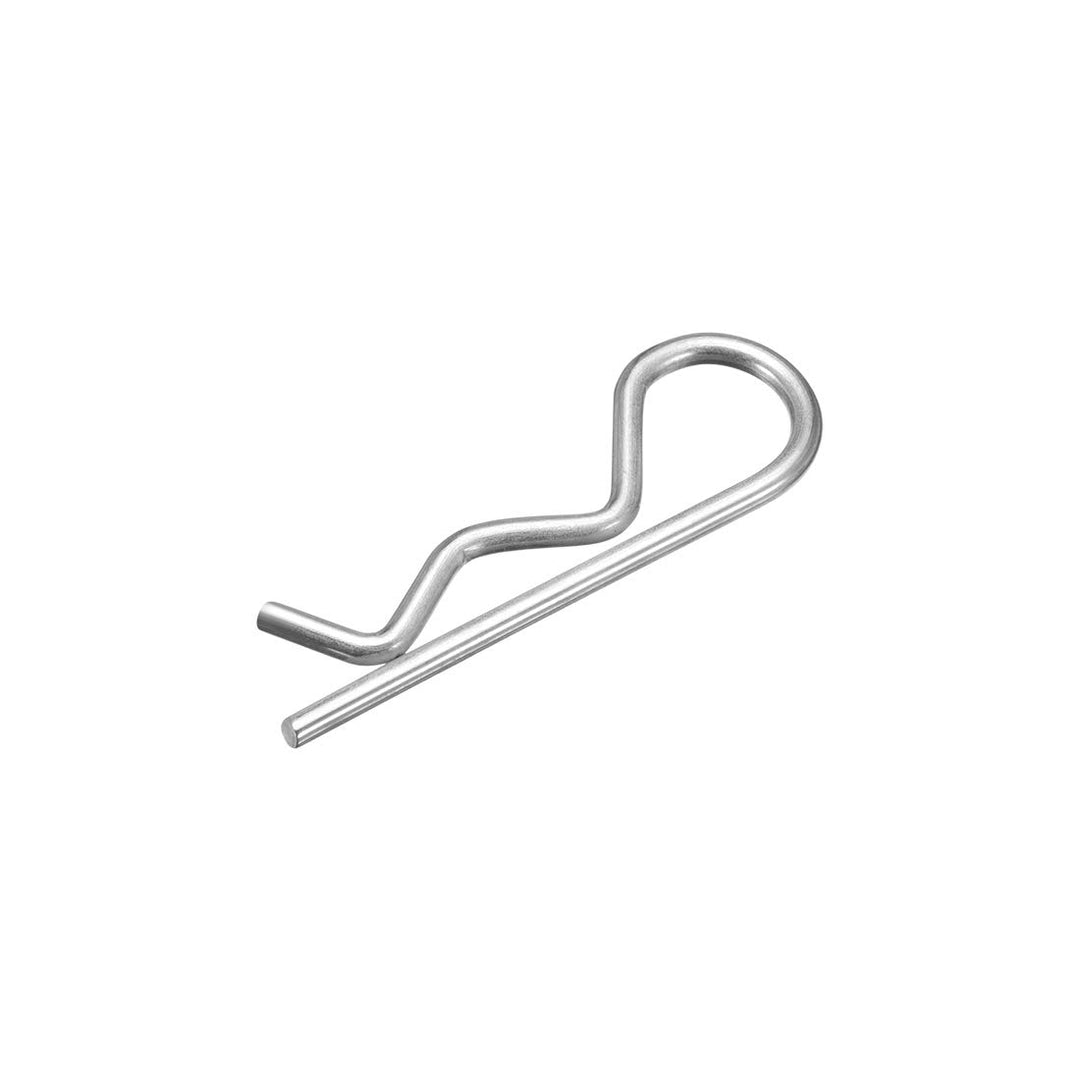 uxcell Clip Pins 2mm Wire Carbon Steel 40mm Length Trai