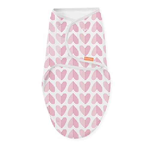 by Ingenuity Original Swaddle, 100% Cotton, Improves Sleep &amp; Calms Startle Reflex, 0-3 Months, 3-Pack - Confetti