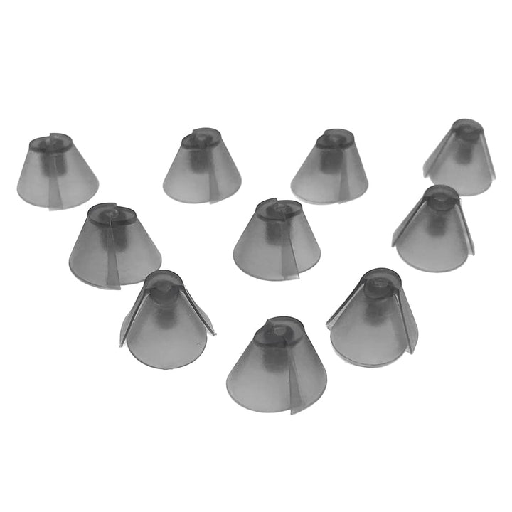 Smokey Hearing Aid Tulip Domes Ear tips for ReSound Sure Fit Style RIC RITE and Open Fit BTE Hearing Amplifier with Cleaning tools Brush Cleaner and Carry Case