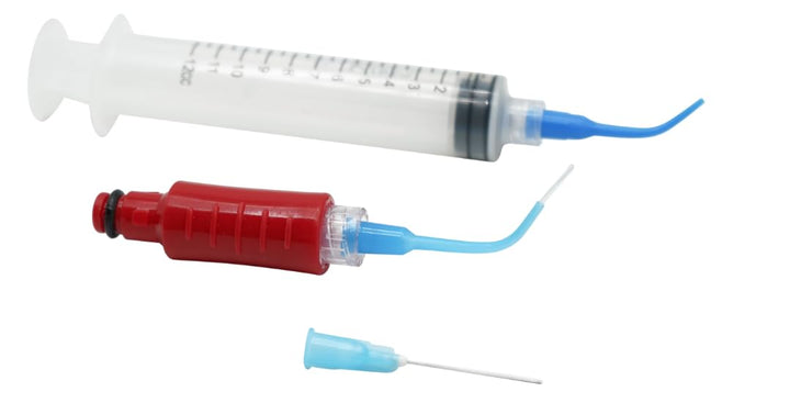 Deep Pocket Irrigator Tips and Syringe for deeper infections