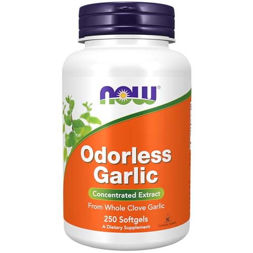 NOW Foods Supplements, Odorless Garlic (Allium sativum)