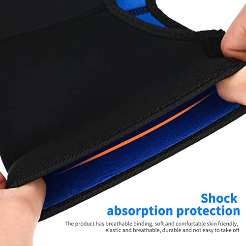 EXCEART Double Shoulder Support Shoulder Wrap Protector Shoulder Strap Brace for Outdoor Hiking Lifting Sports (Size L)