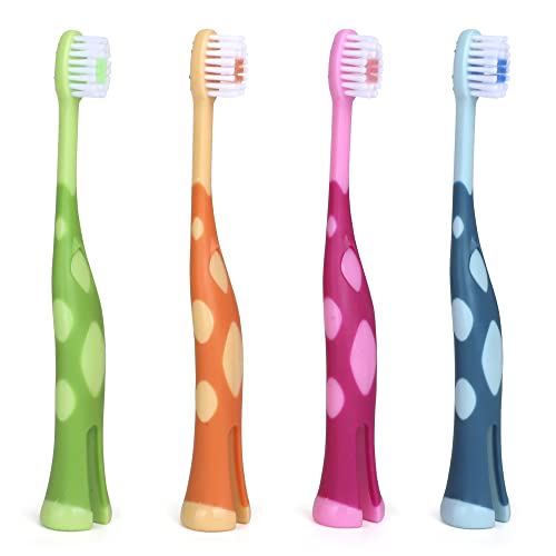 55Dental Kids Toothbrush Set of Soft Giraffe Toothbrush
