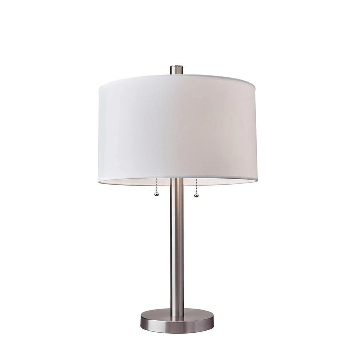 4066 Boulevard Table Lamp - Satin Steel-22