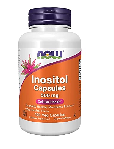 Foods Inositol 500mg,100 Capsules (Pack of 3)