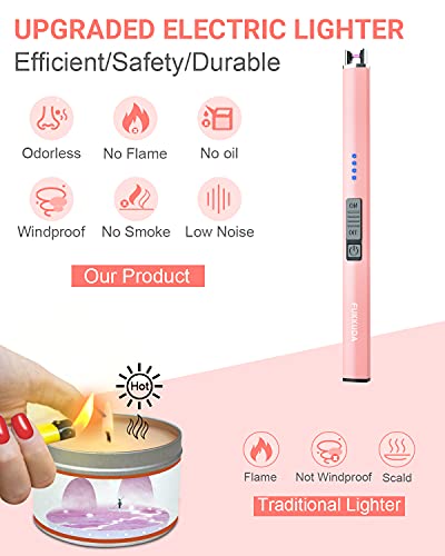 Electric Candle Lighter Plasma Arc Lighters Windproof &