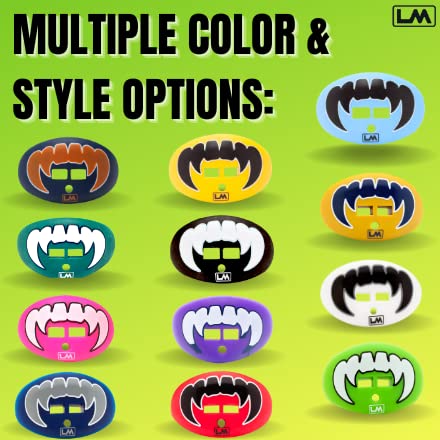 LOUD MOUTH Vampire Teeth Dark Green SPARTAN Pacifier Lip Protector Mouthguard