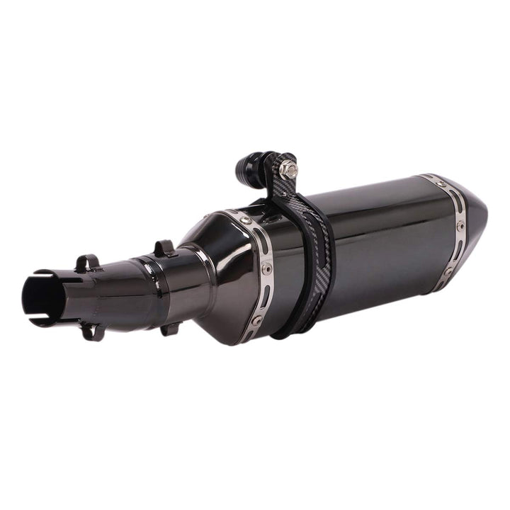 Motorcycle Slip on Half Exhaust System Muffler Pipe for Ninja 300 Z250 Z300 2013-2017 Ninja 250R 2008-2017 Full Gossy Black