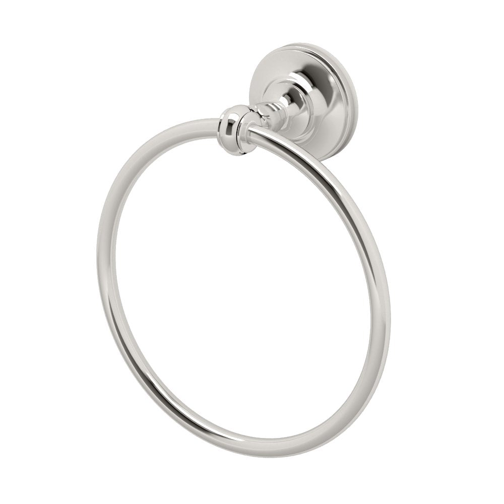 Gatco 4122 Tavern Towel Ring, Polished Nickel, 6.5