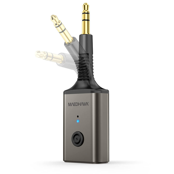 MaedHawk Aux Bluetooth Adapter for Car, Portable Blueto