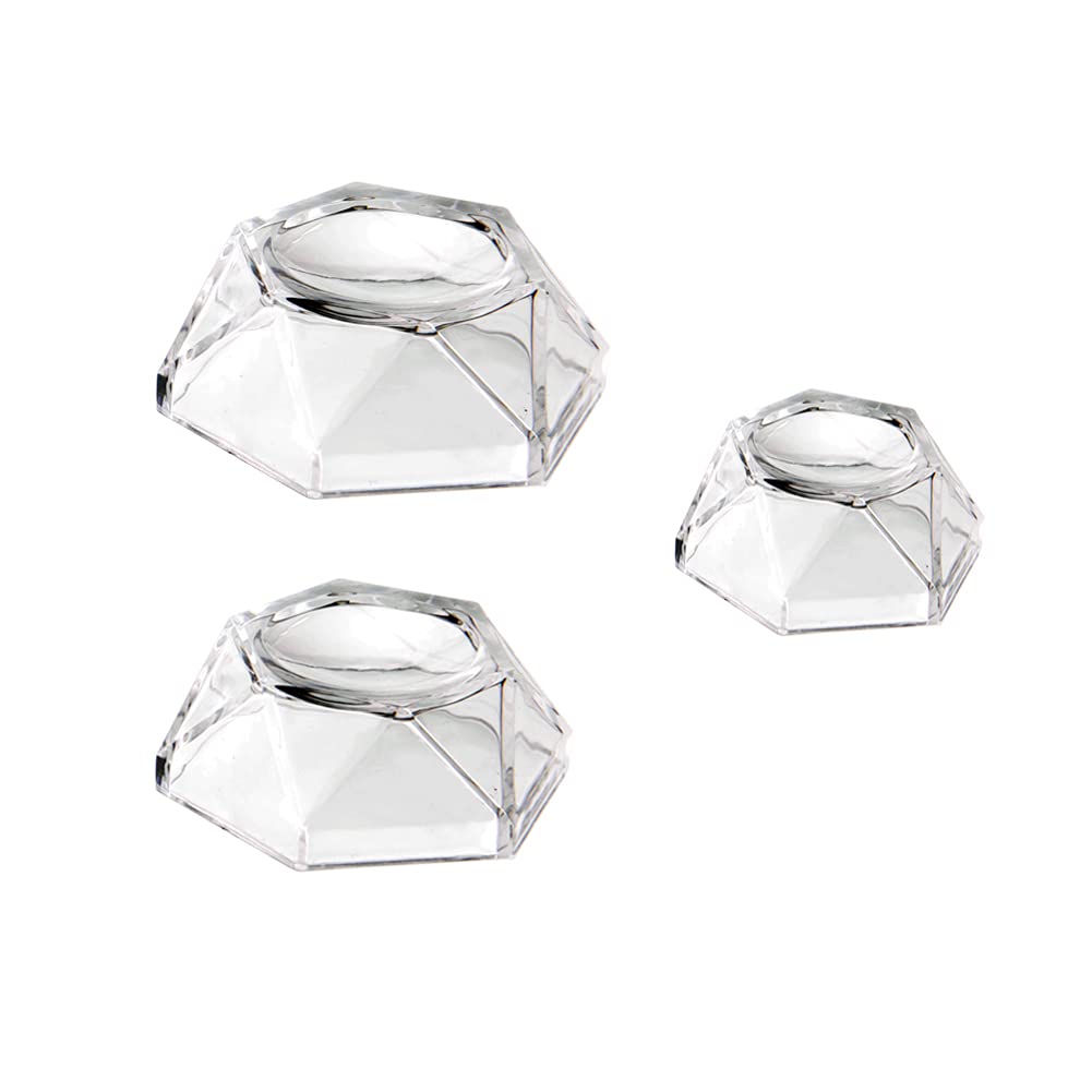 6 Pcs Acrylic Ball Display Stand Hexagon Spheres Holders Crystal Ball Base Holder for Baseball Tennis Ball Crystal Ball
