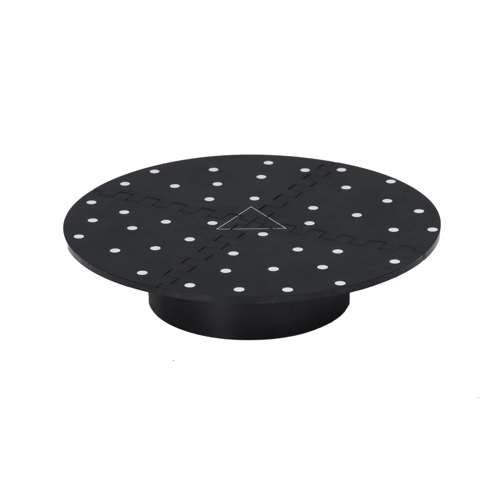 Portable Turntable for All 3D Scanners, Equipped with Marked Top Cover, Easy Scanning of Featureless and Small and Medium Objects