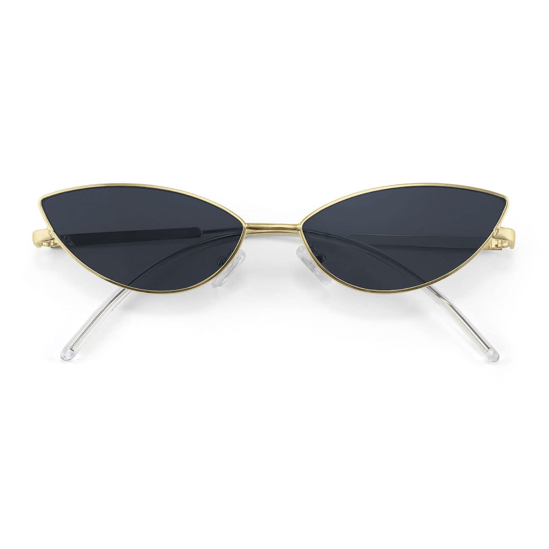 FEISEDY Fashion Designer Sunglasses Retro Small Petals 