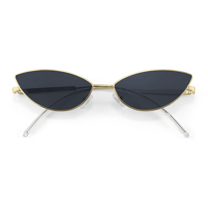 FEISEDY Fashion Designer Sunglasses Retro Small Petals 