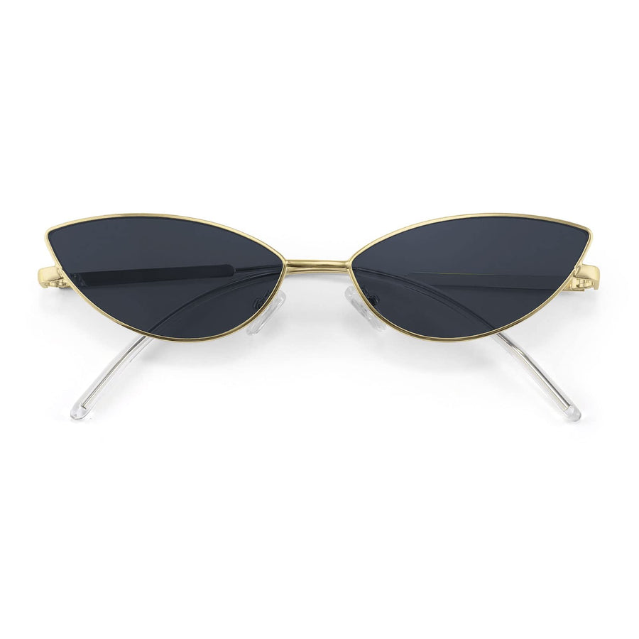 FEISEDY Fashion Designer Sunglasses Retro Small Petals 