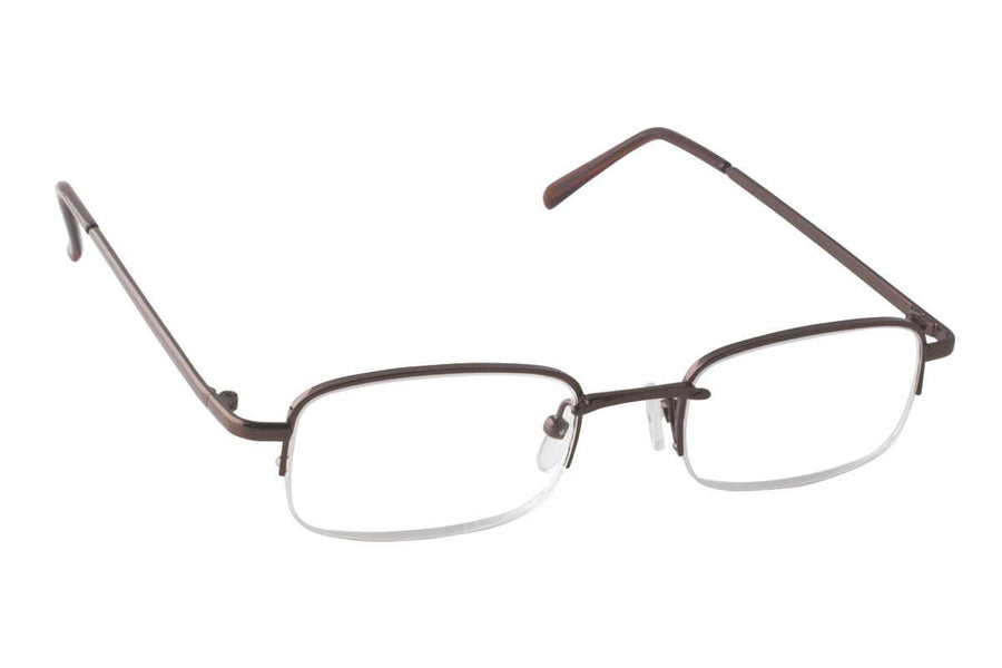 Dr. Dean Edell Select Bronze Metal 1/2 Rim Rectangular 