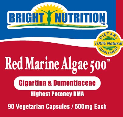 Red Marine Algae 500 - Gigartina &amp; Dumontacea - 90 VCaps/500mg