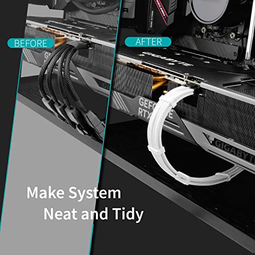 EZDIY-FAB GPU Power Sleeved Cable Extension, 16pin(12+4