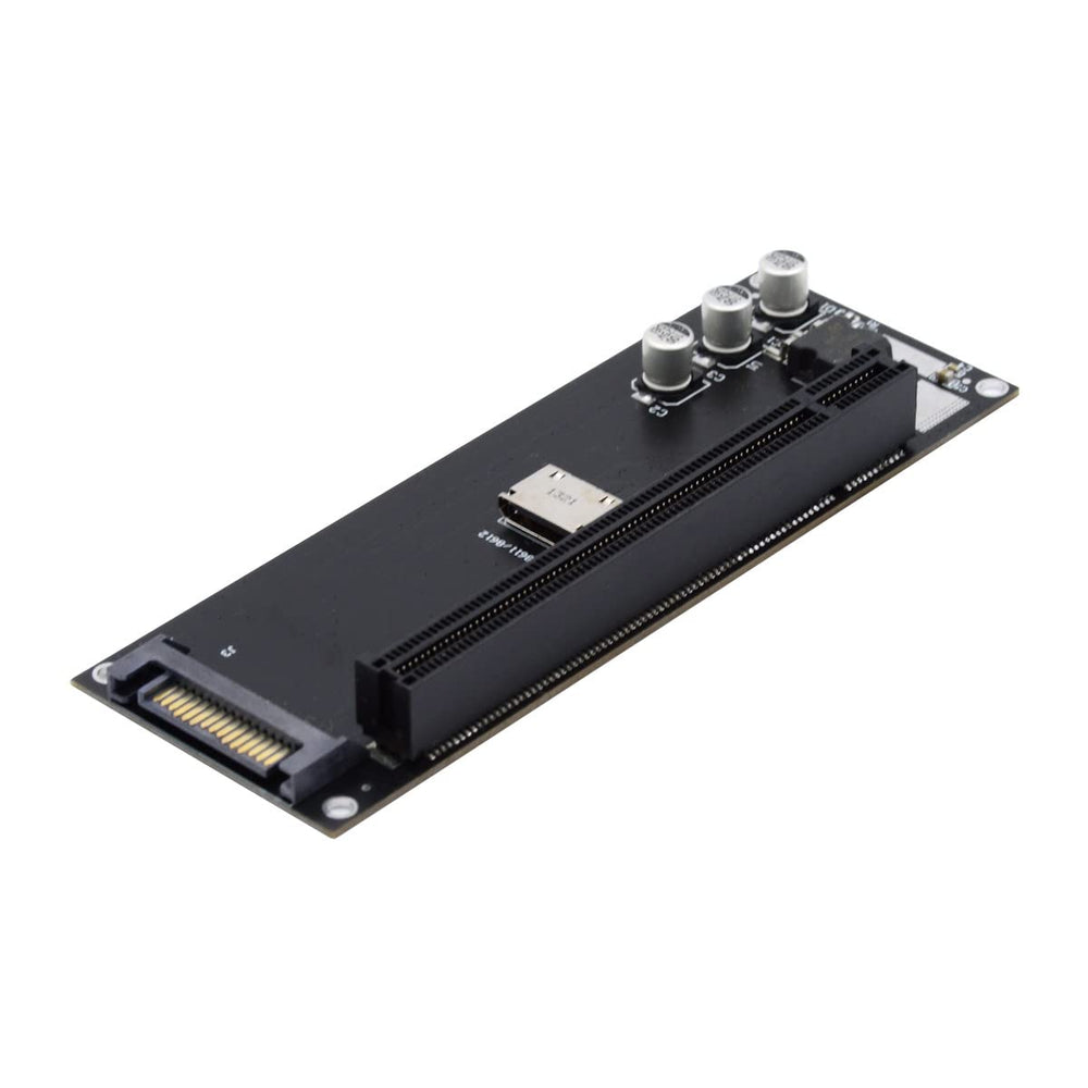 Cablecc Oculink SFF-8612 SFF-8611 to PCIE PCI-Express 16x 4X Adapter with SATA Power Port for Mainboard Graphics Card