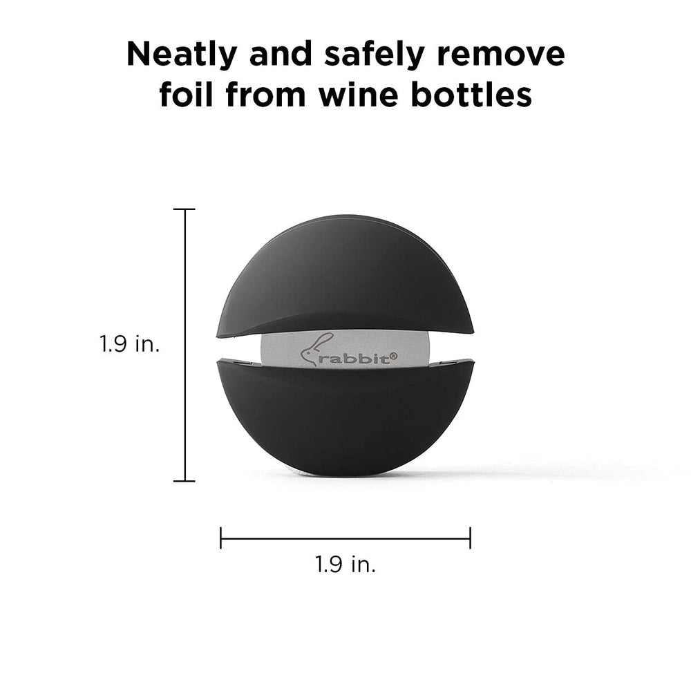 Metrokane Wine Bottle Foil Cutter (Black)