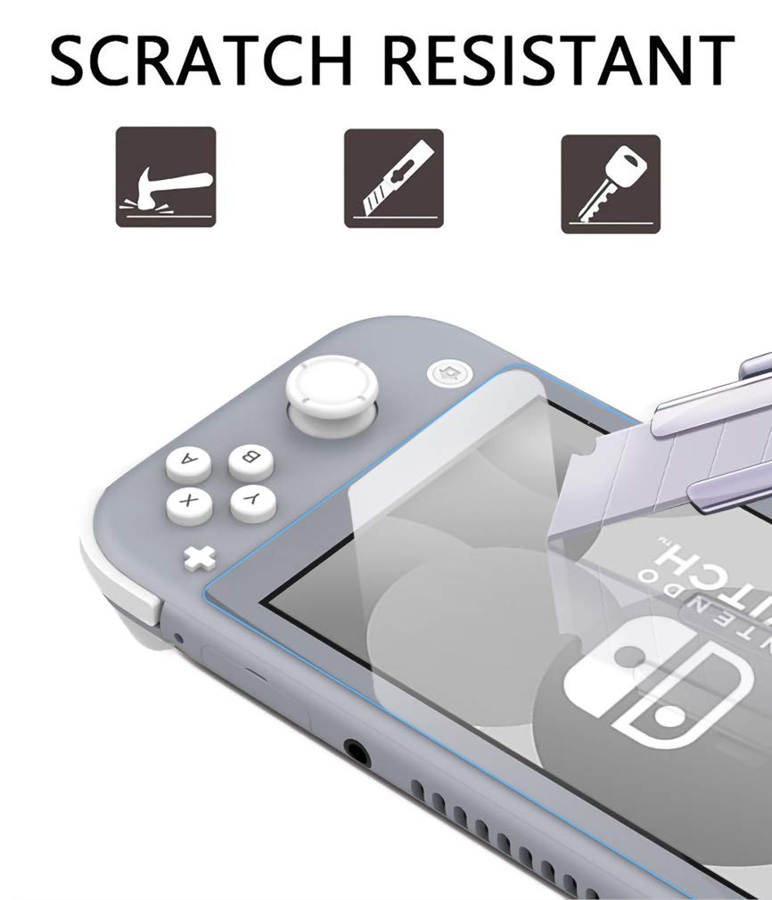 Tempered Glass Screen Protector - HD Cover Shield for Nintendo Switch Lite (3 Pcs / 3 Pack)