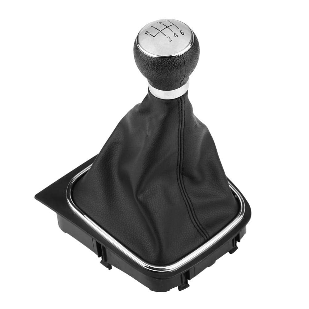 KIMISS 6 Speed Car Gear Shift Knob Lever Stick Gaitor B