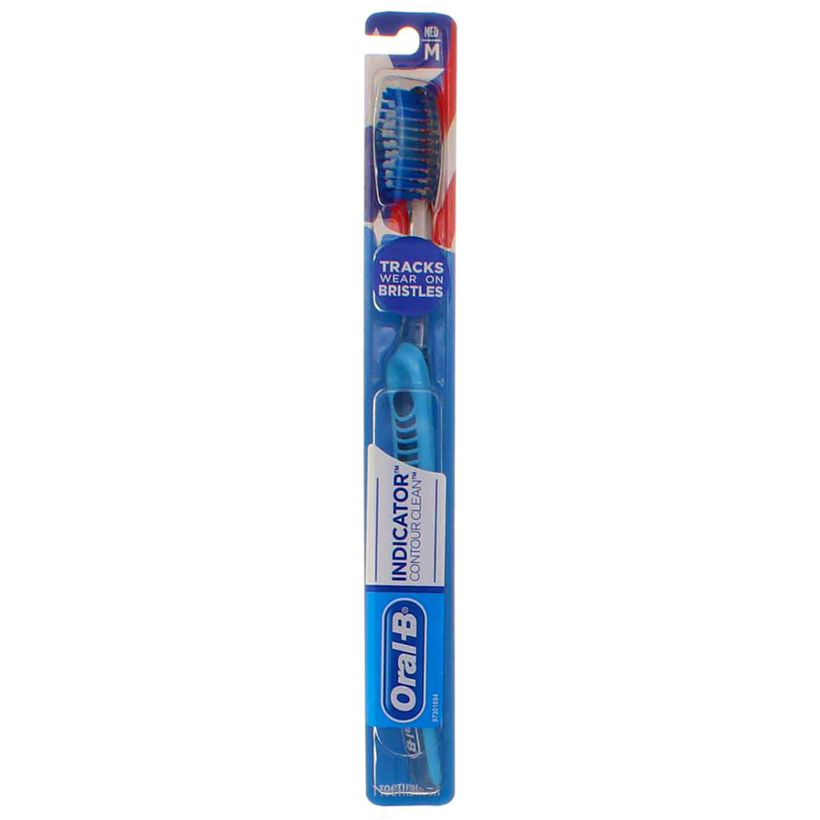 Oral-B Indicator Contour Clean Toothbrush Medium, Pack 
