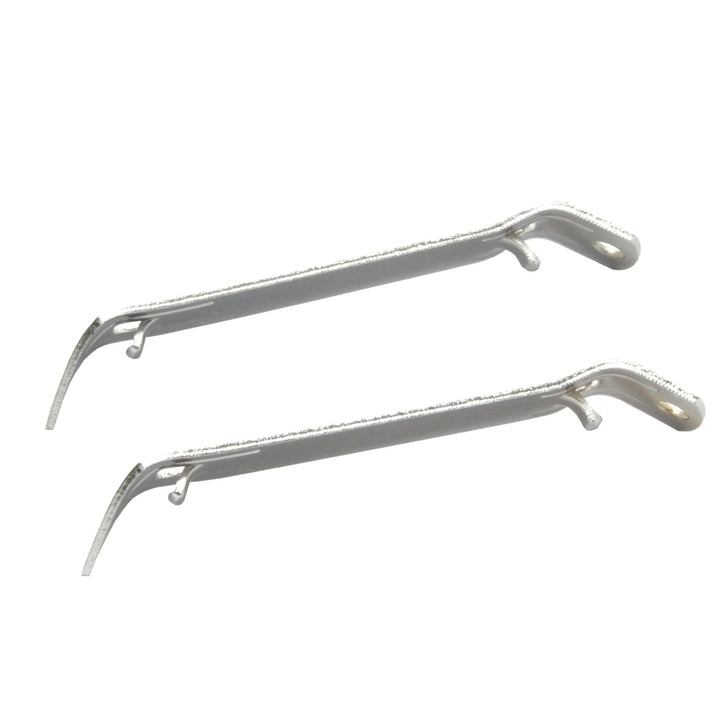 Select Durable Plated Iron Bottle Opener, 4.5 inches in length 2 piece set, Gray