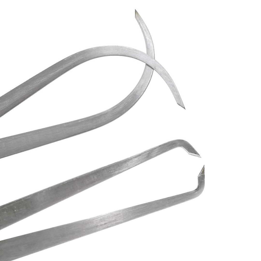 8 Stainless Steel Inside Outside Caliper Set Bent-Leg and Straight-Leg Inside Outside Caliper Tools Set for Measuring Pottery Clay Ceramic Sculpture 1Pair