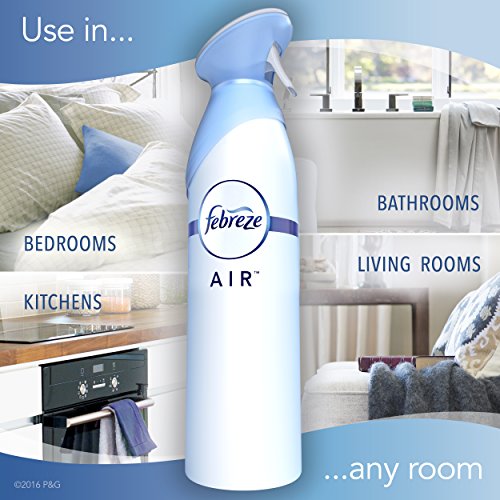 Febreze Air Mist Air Freshener Spray, Odor-Fighting Room Spray, Air Fresheners for Home and Bathroom and Kitchen, Aerosol Can, Heavy Duty Crisp Clean Scent, 8.8oz, 1 Count