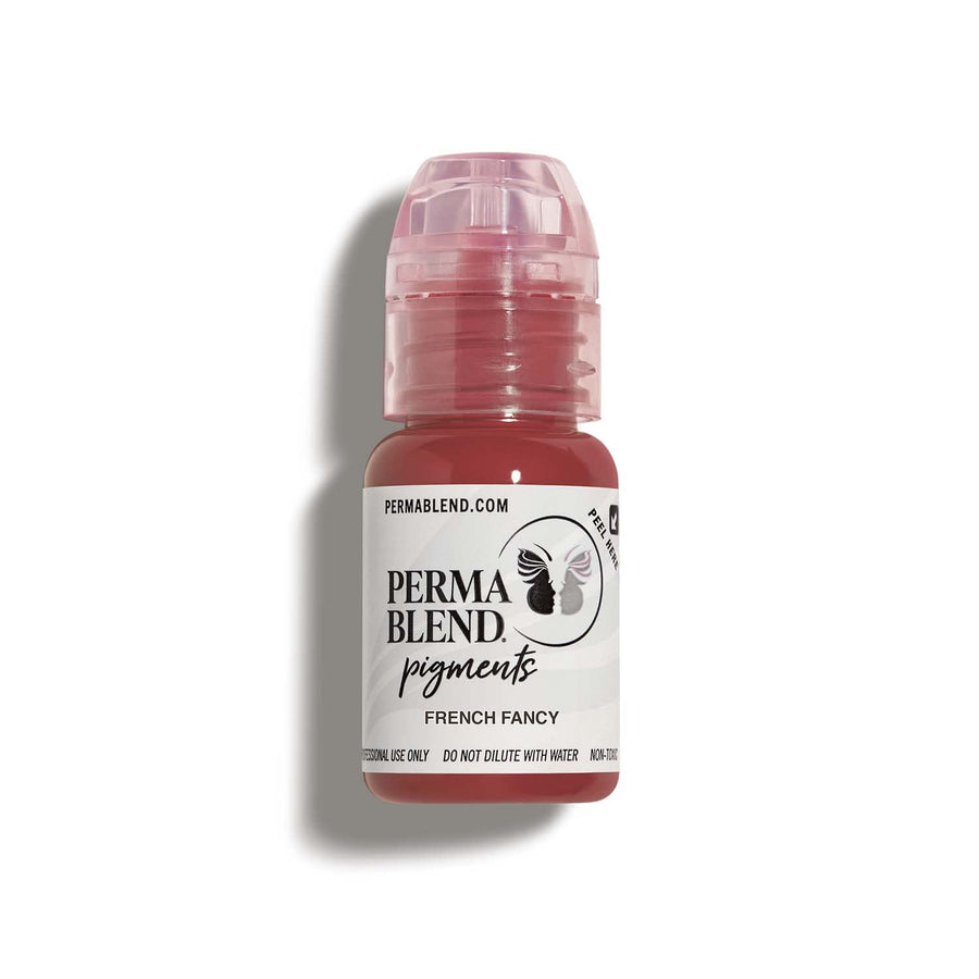 French Fancy - Pink Tattoo Ink for Permanent Makeup - Lip Blush Microblading Ink to Enhance Lip Color - Lip Blushing & Lip Tattoo Supplies - Vegan (0.5 oz)
