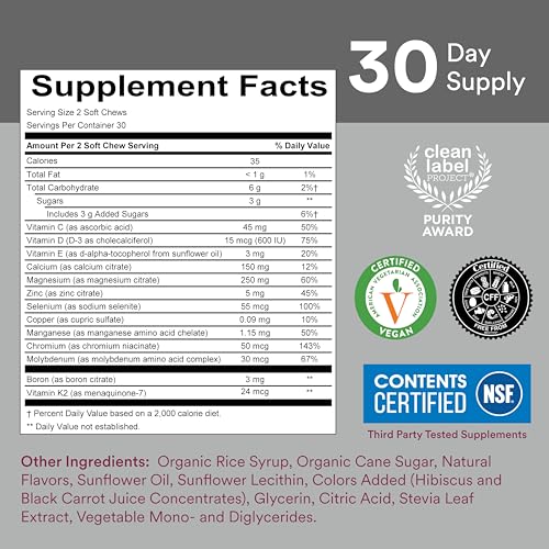 SmartyPants Mineral Chews: Magnesium Citrate &amp; 