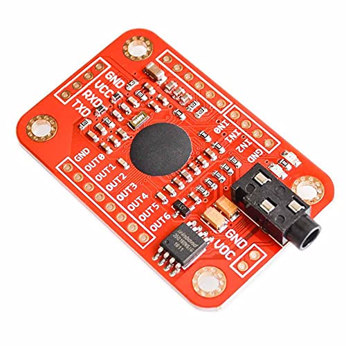 Speak Recognition Voice Recognition Module V3 Compatible with for Arduino Support 80 Kinds of Voice DC 4.4-5.5 V High Accuracy