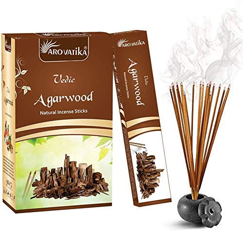 Vedic Benzoin Natural Masala 144 Incense Sticks in Pack of 12 | Hand Rolled in India | Best for Prayer, Meditation, Relaxation, Reiki | Burn Time- Approx 50 mins
