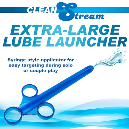 One Shot XL Lubricant Launcher Blue by XR Brands