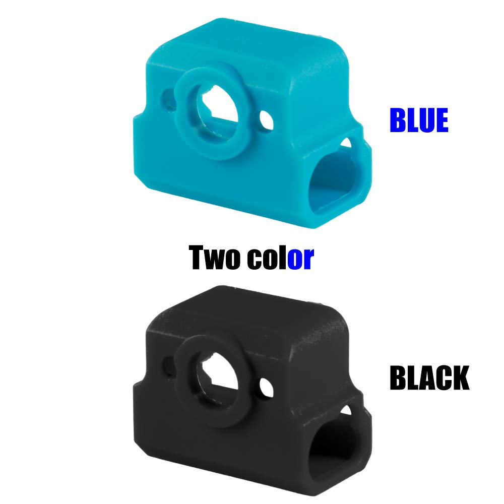 Quality NF-MSS Cases Silicone Socks for 3D Printer Mosquito Hotend Temperature Protection for Ender 3 pro alfawise (Blue)