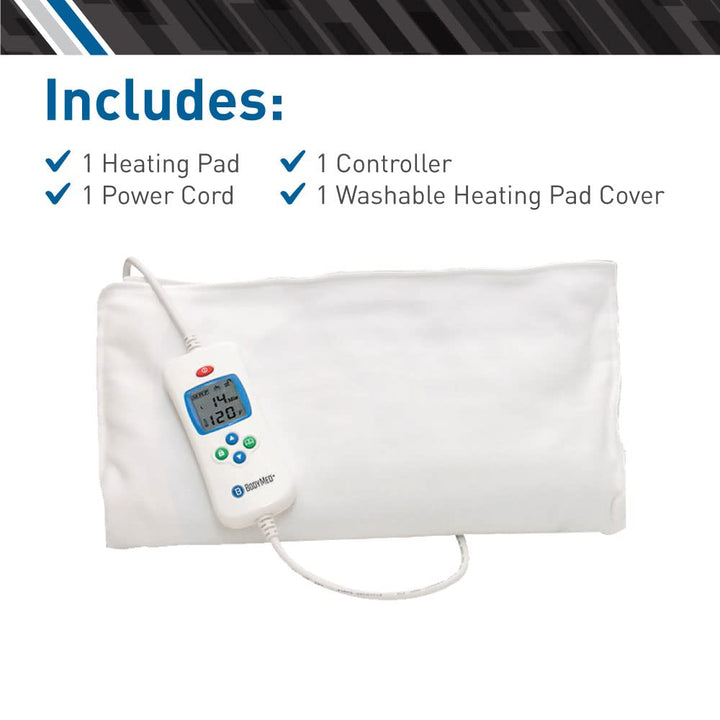 ZZHP1427 14 x 27 Black Digital Electric Moist Heating Pad white/27 inches AD