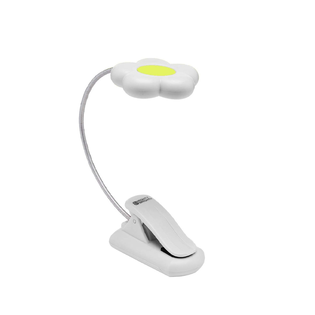 The Original White Daisy Clip-On Flower Light, LED Nursery Light or Book Light, Great for Babies and Kids, Designed with CPSIA Safety Features, 40 Hour Battery Life