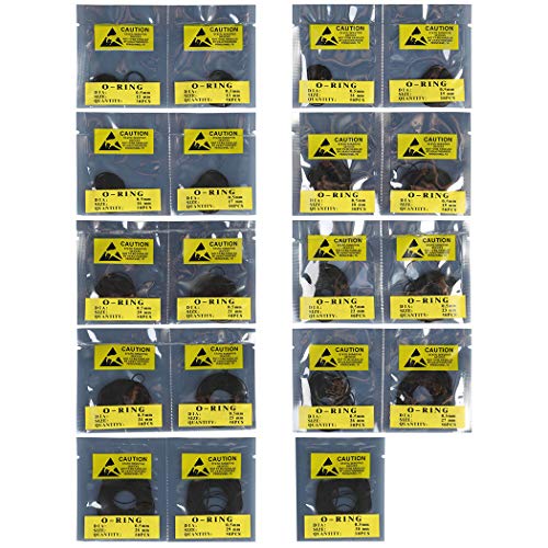 Outgeek Metric O-Ring Kit Rubber Washer Seals Assortmen