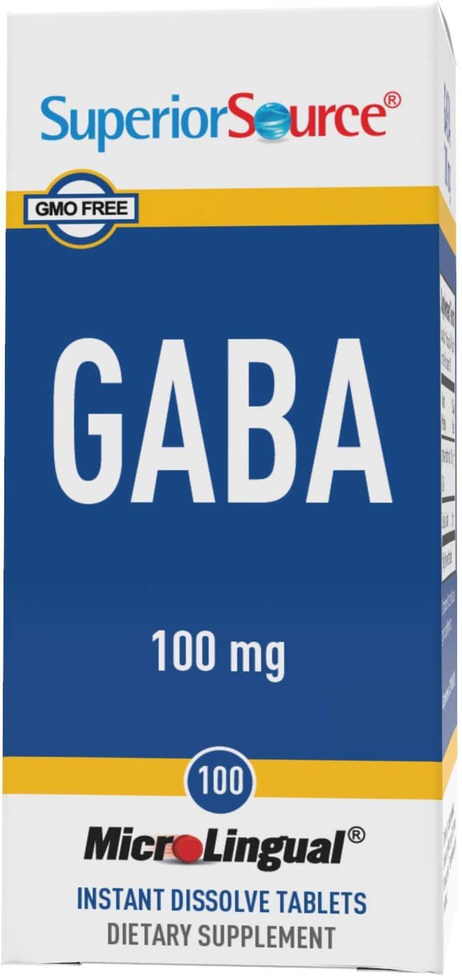Superior Source GABA 100 mg, Quick Dissolve MicroLingua