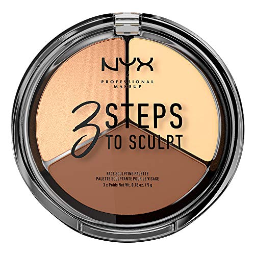 3 Steps to Sculpt, Face Sculpting Contour Palette - Light