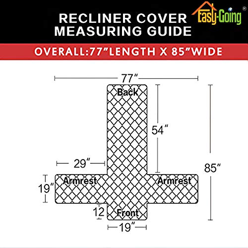 Easy-Going Recliner Sofa Slipcover Reversible Sofa Cove