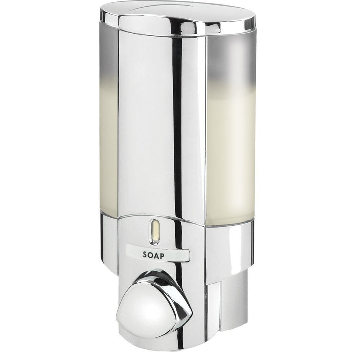 Products 76140-1 AVIVA 1 Chamber Wall Mount Soap and Sanitizer Dispenser, Chrome