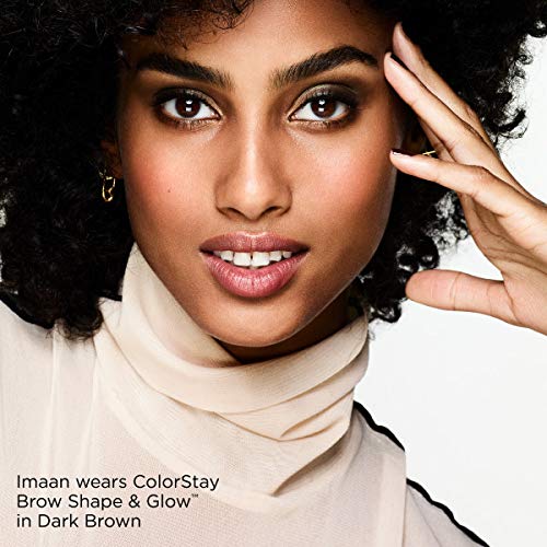 Revlon Colorstay Shape &amp; Glow Eye Brow Marker and Highlighter, Grey Brown, 0.02 Oz (Marker), 0.008 Oz (Highlighter)