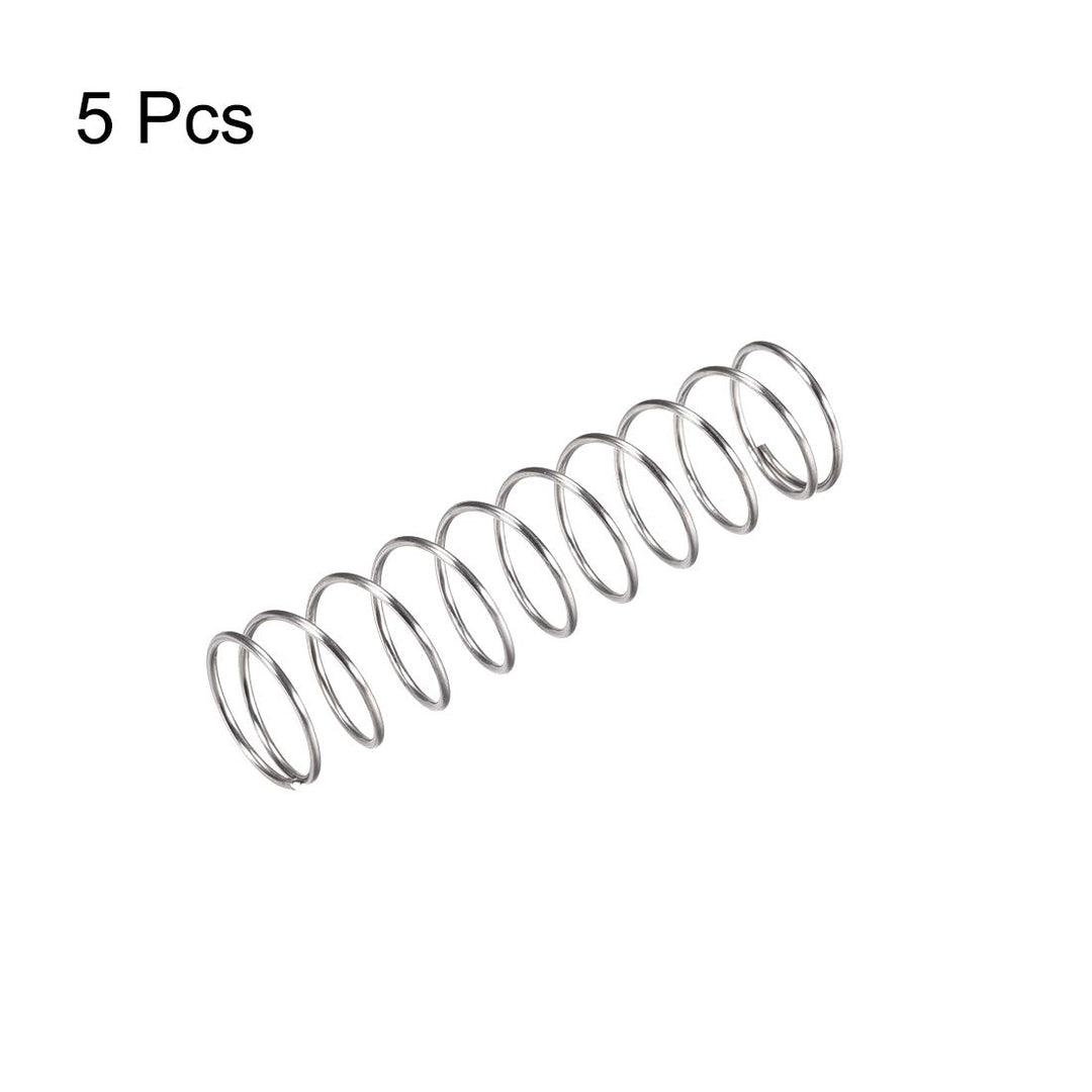 uxcell Compression Spring,304 Stainless Steel,15mm OD,1