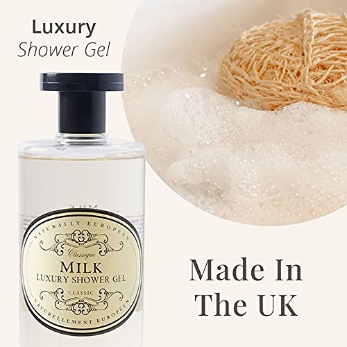 Naturally European Milk Luxury Shower Gel, 500 Ml / 17 Oz