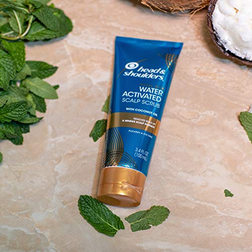 Head &amp; Shoulders Royal Oils Water Activated Scalp Scrub With Coconut Oil Dye Free, 3.4 Fl Oz