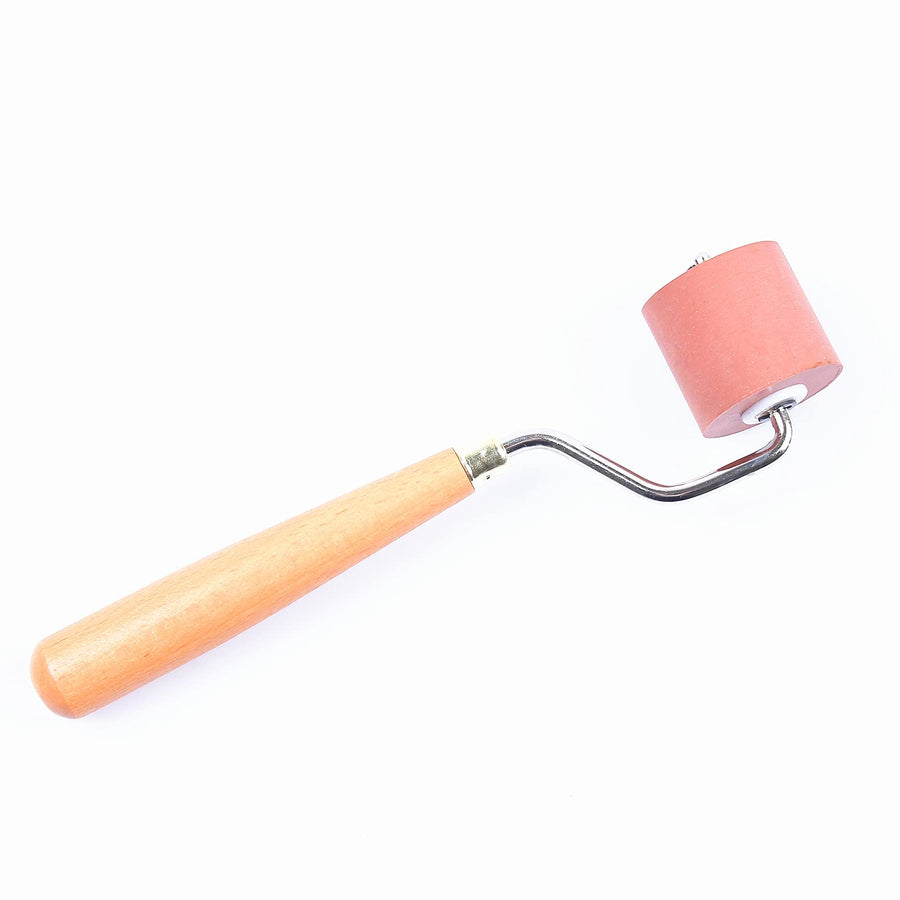 Rubber Brayer Roller for Printmaking, Ideal for Anti Skid Tape Construction Tools, Print,Craft Stamping Brayers for Wallpapers and Scrapbooks (1.18)