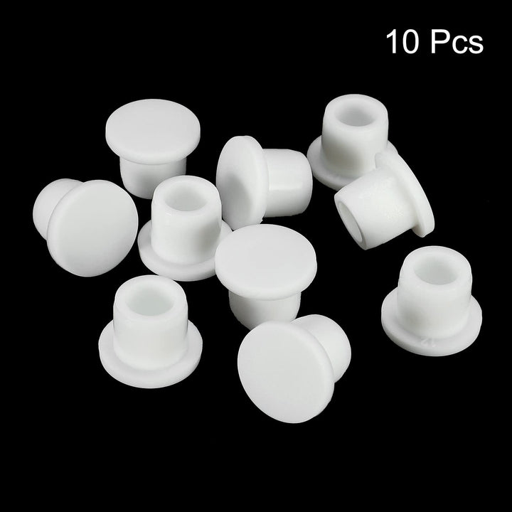MECCANIXITY Silicone Rubber Hole Plug White Soft Flexib